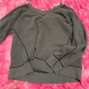Aerie Charcoal Long Sleeve Top